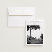 "Classic" - Save the Dates in Cloud by Ani Somi - Save the Date with Envelope