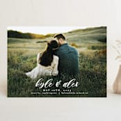 "Harmony" - Save the Dates in Cream by AK Graphics - Front