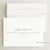 "Harmony" - Save the Dates in Cream by AK Graphics - FREE Recipient Addressing