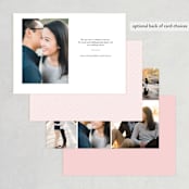 "Always" - Save the Dates in Blush by Susan Brown - Back of Card Options