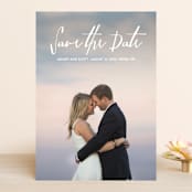 "Everlasting" - Save the Dates in Snow by Chasity Smith - Front