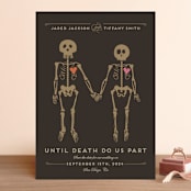 "Until Death" - Save the Dates in Golden by Katie Zimpel - Front