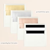"Married in California" - Save the Dates in Golden by Erica Krystek - Envelope Liner Options
