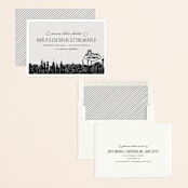 "Big City - Las Vegas" - Save the Dates in Light Taupe by Hooray Creative - Assembled