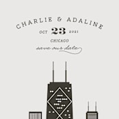 "Amalfi - Chicago" - Save the Dates in Stone by chocomocacino - Detail