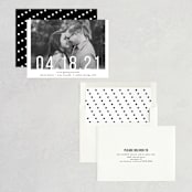 "Date Check" - Save the Dates in Noir by Up Up Creative - Assembled