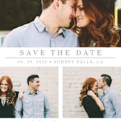 "The Simple Things" - Save the Dates in Cement by Giselle Zimmerman - Detail