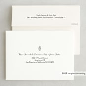 "The Simple Things" - Save the Dates in Cement by Giselle Zimmerman - FREE Recipient Addressing
