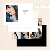 "Free Drinks" - Save the Dates in Pearl by Jennifer Lew - Back of Card Options