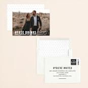 "Free Drinks" - Save the Dates in Pearl by Jennifer Lew - Assembled