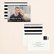 "Simply Us" - Save the Dates in Pearl by Lehan Veenker - Assembled