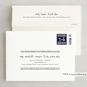 "Favorite Photo" - Save the Dates in Denim by Jody Wody - FREE Recipient Addressing