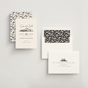 "Mountains" - Save the Dates in Ivory by Anastasia Makarova - Assembled