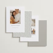 "Etched in love" - Save the Dates in Cloud by Stacey Meacham - Back of Card Options
