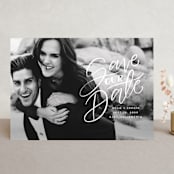 "Written with Love" - Save the Dates in Quartz by Leah Bisch - Front