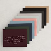 "Written with Love" - Save the Dates in Quartz by Leah Bisch - Colored Envelopes Available