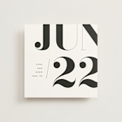 "calendrier" - Save the Dates in Cotton by kelli hall - Front