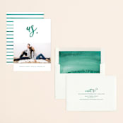 "Simply Us" - Save the Dates in Forest by Jessica Maslyn - Assembled