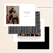 "Simply Written" - Save the Dates in Starlight by Jessica Voong - Back of Card Options
