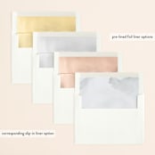 "meant to be" - Save the Dates in Tuxedo by Angela Garrick - Envelope Liner Options