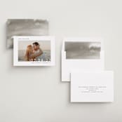 "Minimal Message" - Save the Dates in Cloud by Lindsay Megahed - Assembled