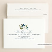 "Our Something Blue" - Save the Dates in Ocean by AK Graphics - FREE Recipient Addressing
