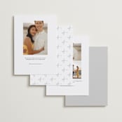 "Signature" - Save the Dates in Pearl by Owl and Toad - Back of Card Options