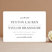 "Classic" - Save the Dates in Tuxedo by Lauren Chism - Front