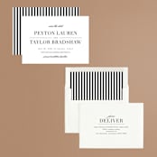 "Classic" - Save the Dates in Tuxedo by Lauren Chism - Assembled
