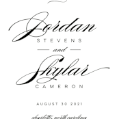 "Waltz" - Save the Dates in Tuxedo by Lori Wemple - Detail