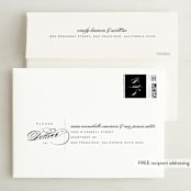 "Waltz" - Save the Dates in Tuxedo by Lori Wemple - FREE Recipient Addressing