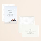 "Forever And" - Save the Dates in Black Tie by Kim Dietrich Elam - Assembled