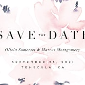 "Florista Modernista" - Save the Dates in Azalea by Petra Kern - Detail