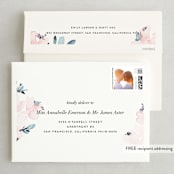 "Florista Modernista" - Save the Dates in Azalea by Petra Kern - FREE Recipient Addressing
