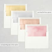 "Florista Modernista" - Save the Dates in Azalea by Petra Kern - Envelope Liner Options