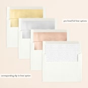 "hand-written" - Save the Dates in Ebony by Lindsay Stetson Thompson - Envelope Liner Options