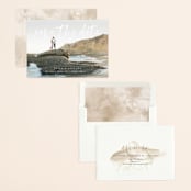 "Scripted" - Save the Dates in Ivory by Eric Clegg - Assembled