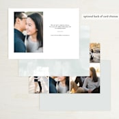"Summer" - Save the Dates in Sky by Angela Garrick - Back of Card Options