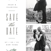 "botanica" - Save the Dates in Sage by Hooray Creative - Detail
