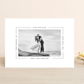 "Aperture" - Save the Dates in Ivory by Laura Hamm - Front