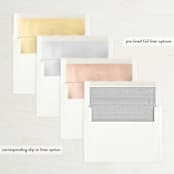 "Esquire" - Save the Dates in Cloud by Kim Dietrich Elam - Envelope Liner Options