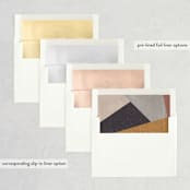 "Terrazzo" - Save the Dates in stone by Amy Payne - Envelope Liner Options