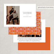"Because Cake" - Save the Dates in Cayenne by Erin L. Wilson - Back of Card Options