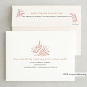 "Sunset ombre" - Save the Dates in Blush by Creo Study - FREE Recipient Addressing