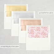 "Sunset ombre" - Save the Dates in Blush by Creo Study - Envelope Liner Options