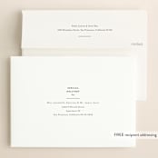 "Hudson" - Save the Dates in Snow by Megan Davis - FREE Recipient Addressing