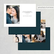 "Decorate the Day" - Save the Dates in Snow by Lauren Chism - Back of Card Options