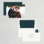 "Decorate the Day" - Save the Dates in Snow by Lauren Chism - Assembled