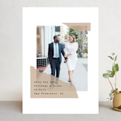 "Framed Corner" - Save the Dates in Kraft by ASQ Studio - Front