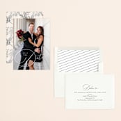 "Hold On" - Save the Dates in Linen by Carolyn MacLaren - Assembled